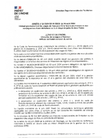 Arrêté restrictions de l’eau du 14-08-2024