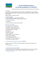 PV du CM du 7 avril 2025