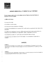 Arrêté brocante 2025